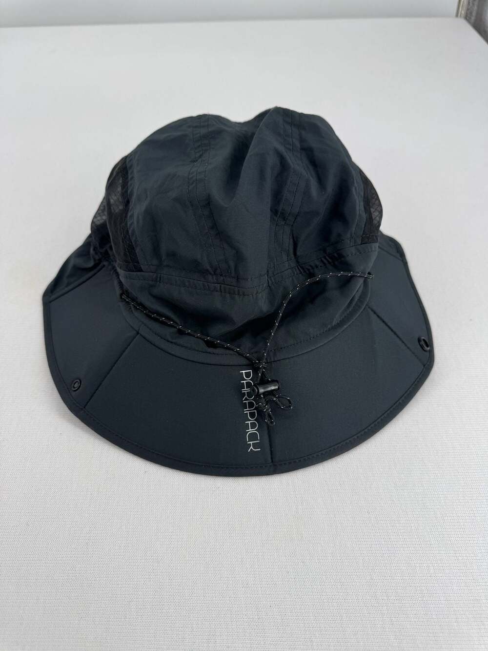 Parapack B-Cap Jet Black UV Protective Packable Bucket Hat
